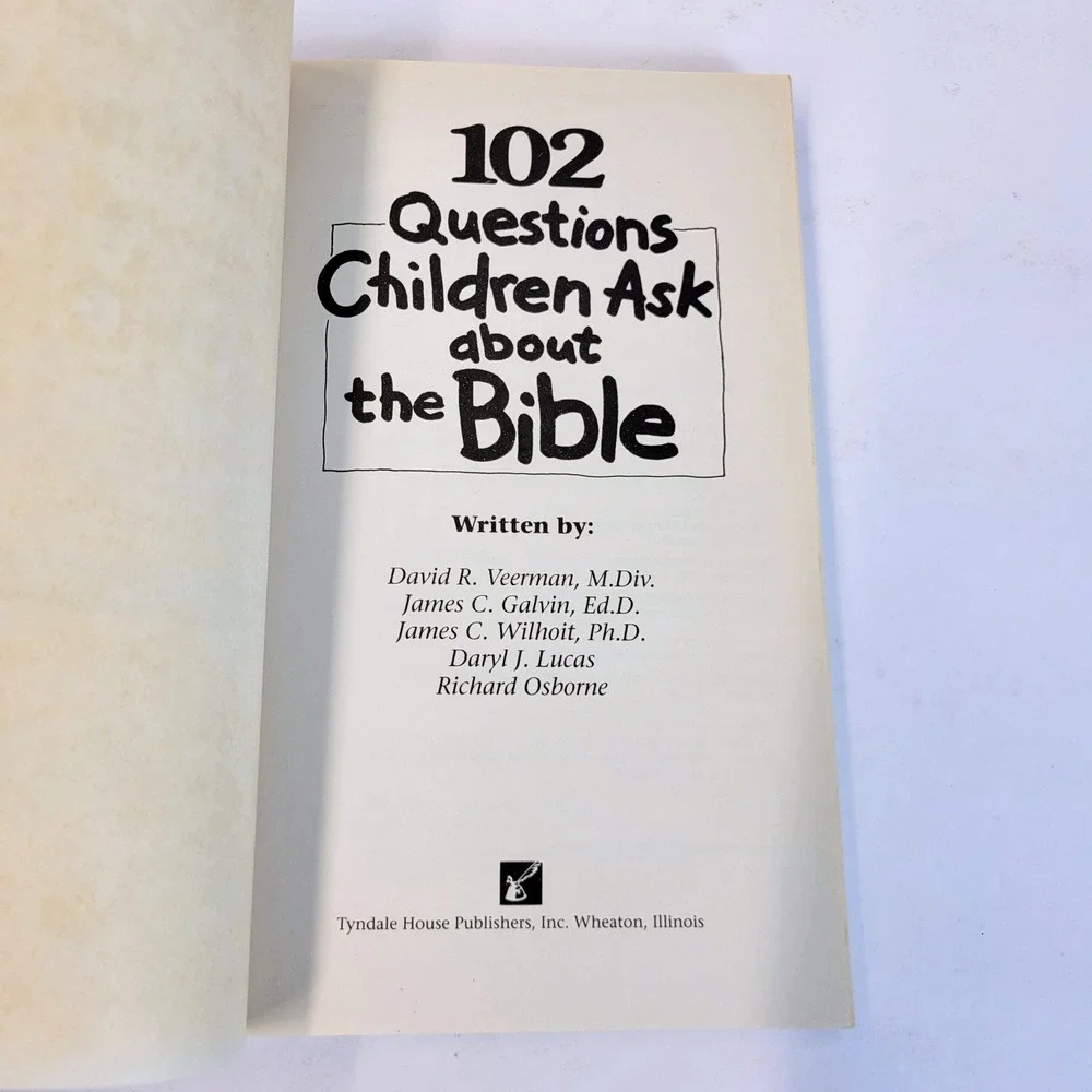 Tyndale 102 Questions Children Ask about the Bible Illustrated Paperback Book
